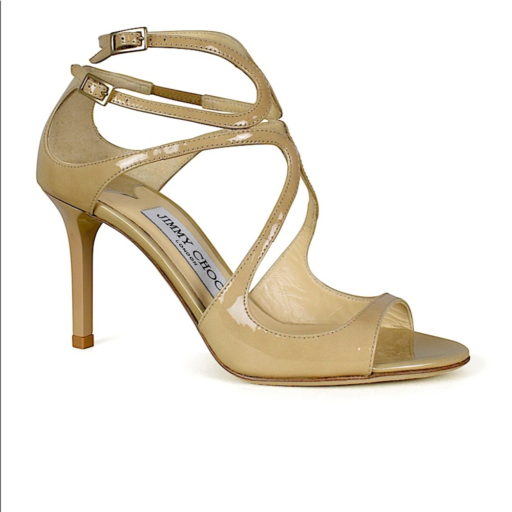 Jimmy Choo Nude sandals. Originally purchased for $795. Only worn a few times
